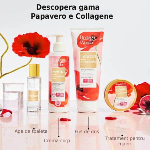 Gel de dus parfumat cu fitocolagen si extract hiperfermentat de mac, Papavero&Collagene, 200 ML - Img 6