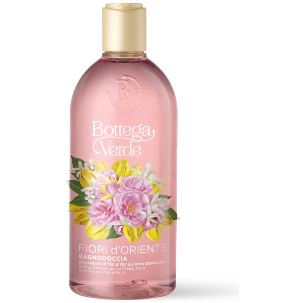 Gel de dus relaxant cu extract de trandafir si Ylang Ylang, Fiori d'Oriente, 400 ML