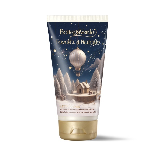 Lapte de corp cu mosc si flori albe, Favola di Natale, 150 ML
