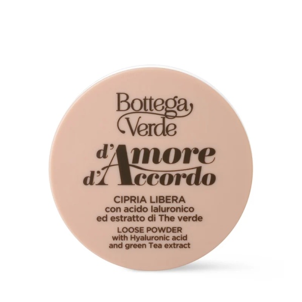 Pudra matifianta cu acid hialuronic, extract de kakadu si vitamina E - d'Amore d'Accordo, 4,5 GR