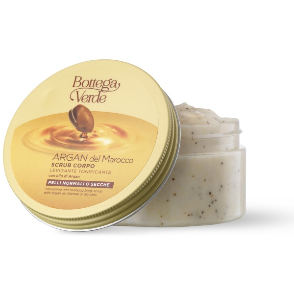 Scrub de corp cu ulei de argan - Argan del Marocco, 200 ML - Img 2