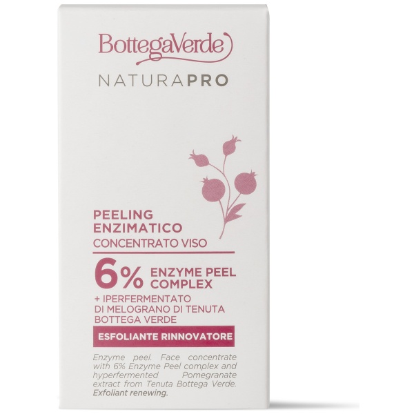 Ser exfoliant pentru fata cu complex enzimatic 6% si rodie hiperfermentata - Natura Pro, 15 ML - Img 2