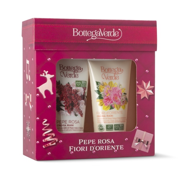 Set cadou hidratare maini - Pepe Rosa, 2x75 ML