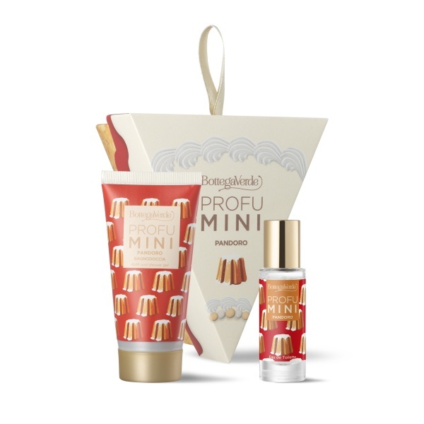 Set cadou, parfumare corp, cu aroma de Pandoro