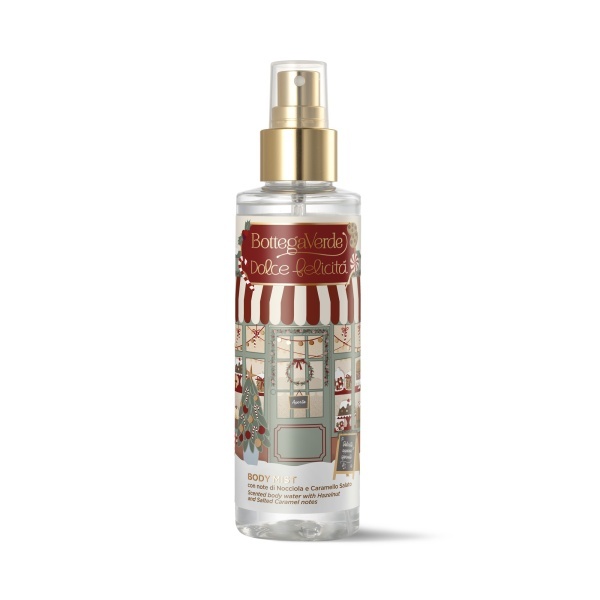 Spray parfumat pentru corp cu nuci si caramel sarat, Dolce Felicità, 150 ML