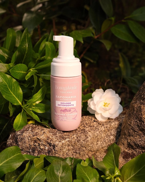 Spuma de curatare pentru fata cu ulei de camellia - Saponaria, 100 ML - Img 4