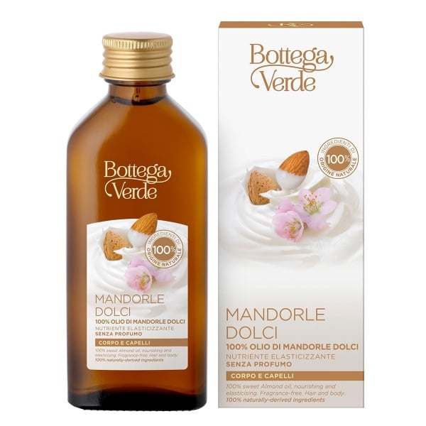 Ulei neparfumat de migdale dulci pentru corp si par - Mandorle, 100 ML