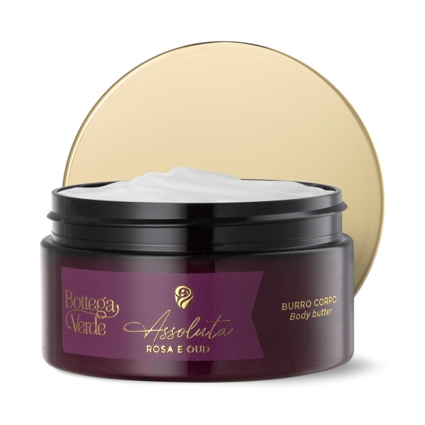Unt de corp, pentru piele uscata, cu aroma de trandafir si Oud - Assoluta, 200 ML - Img 2