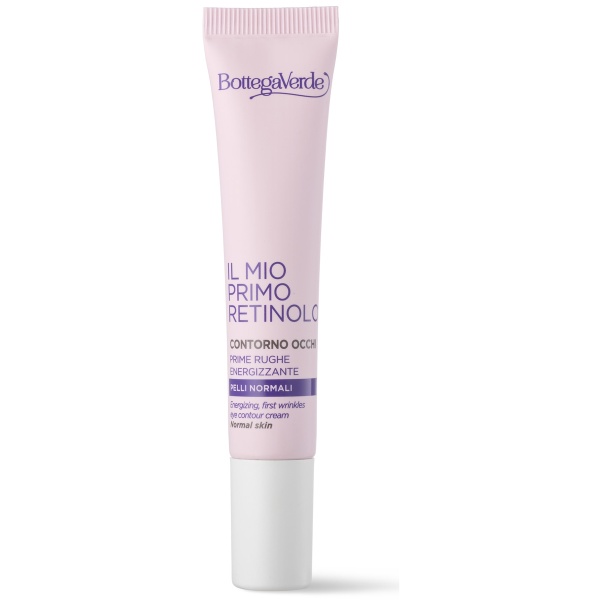 Crema contur ochi cu pro-retinol, acid hialuronic si extracte hiperfermentate de morcov si ginseng rosu - Il mio primo retinolo, 15 ML