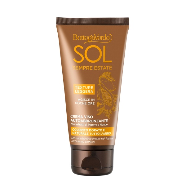 Crema de fata, cu efect autobronzant, cu extract de papaya si mango, bronz - Sol Semper Estate, 50 ML