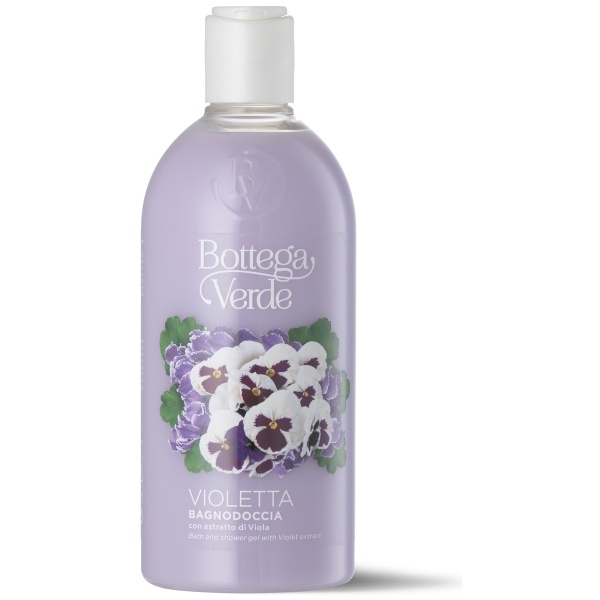 Gel de dus, hidratant, cu extract de violete - Violetta, 400 ML