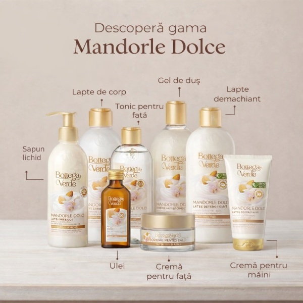 Gel de dus hranitor cu lapte de migdale dulci, Mandorle, 400 ML - Img 6