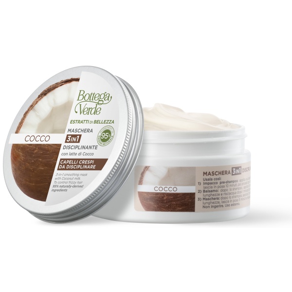 Masca pentru par 3 in 1, cu lapte de nuca de cocos - Estratti di Bellezza, 200 ML - Img 2