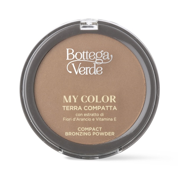 Pudra cu extract de flori de portocal si vitamina E, bej auriu - My color, 8 G