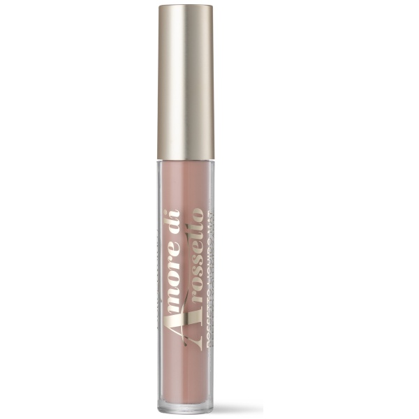 Ruj lichid mat cu efect de volum, cu extract de rodie, roz cacao - Amore di rossetto, 2.5 ML