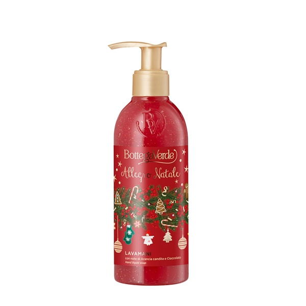 Sapun lichid hidratant cu portocala confiata - Allegro Natale, 250 ML