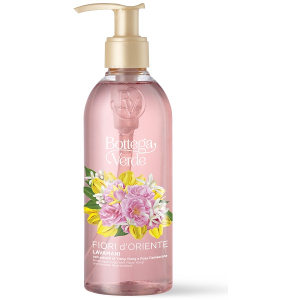 Sapun lichid parfumat cu extract de trandafir si Ylang Ylang, Fiori d'Oriente, 250 ML