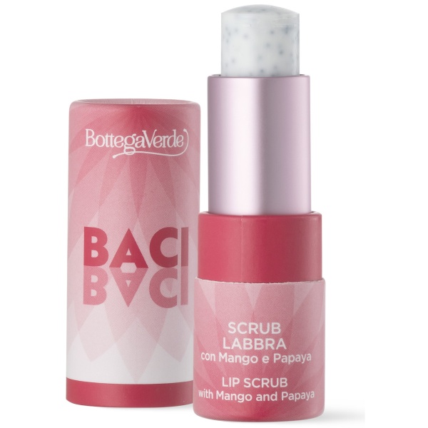 Scrub de buze cu mango si papaya - Baci Baci, 6 ML - Img 2