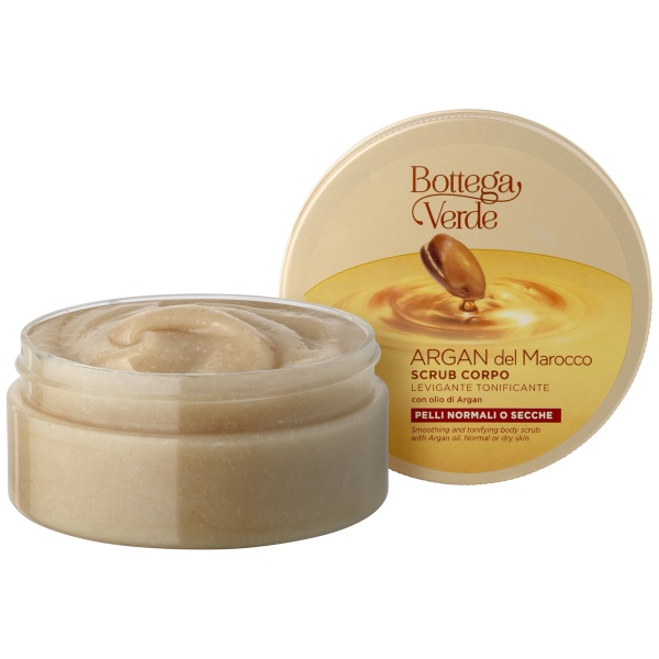 Scrub de corp cu ulei de argan - Argan del Marocco, 200 ML - Img 3