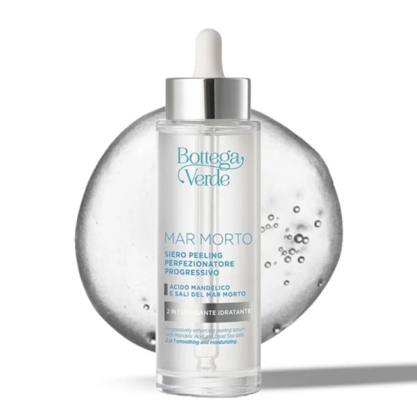 Ser peeling 2 in 1, netezire si hidratare, cu 10% saruri de la Marea Moarta, Centella Asiatica si Alge Laminaria - Mar Morto, 100 ML - Img 2
