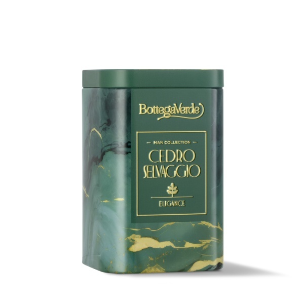 Set cadou barbati, ingrijire corp si barba, cu extract de lemn de cedru, in cutie metalica, Cedro Selvaggio, 75 ML, 50 ML - Img 2
