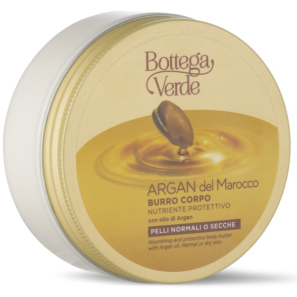 Unt de corp pentru piele uscata si deshidratata, cu ulei de argan - Argan del Marocco, 150 ML - Img 1