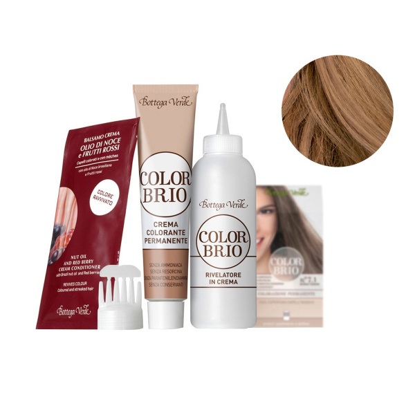Vopsea de par, blond natural deschis - Color Brio, 20 ML, 60 ML