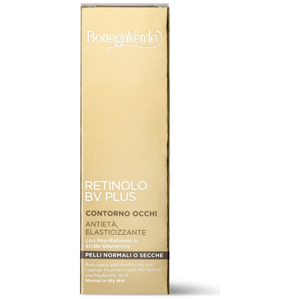 Crema anti-rid pentru conturul ochilor cu Pro-Retinol, colagen vegetal si acid hialuronic, pentru toate tipurile de ten - Retinolo Bv Plus, 15 ML - Img 2