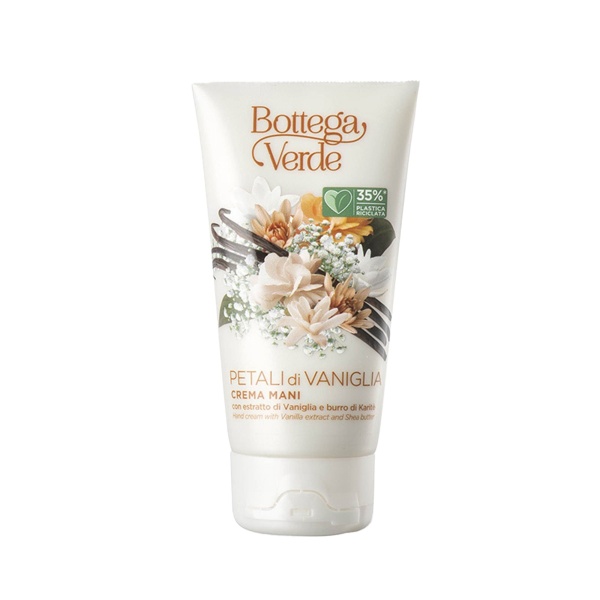 Crema de maini hidratanta, cu extract de vanilie si unt de shea - Petali di Vaniglia, 75 ML