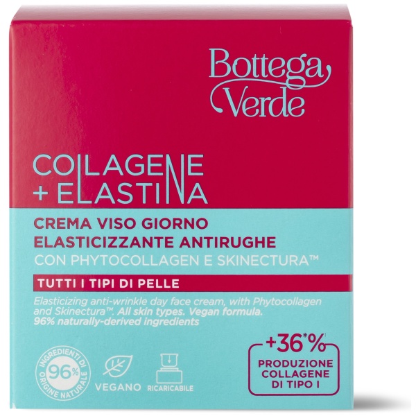 Crema de zi antirid, elasticizanta cu colagen si elastina - Collagene + Elastina, 50 ML - Img 2