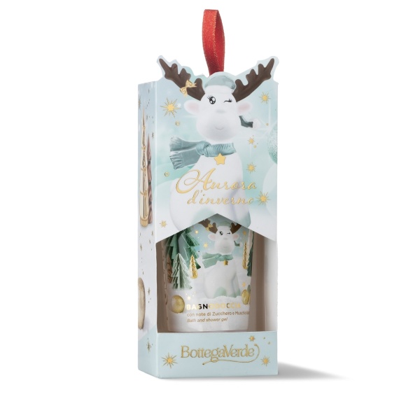 Gel de dus, mini, hidratant cu mosc alb si zahar - Aurora D'inverno, 50 ML - Img 1