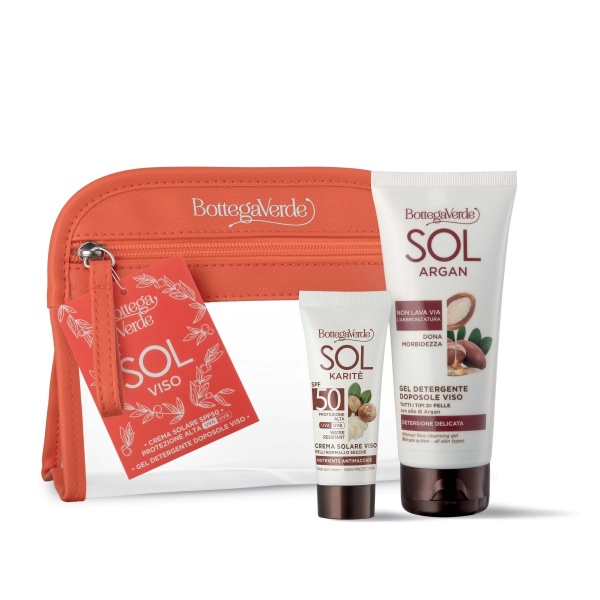 Kit de calatorie pentru fata, cu ulei de argan - Sol Argan