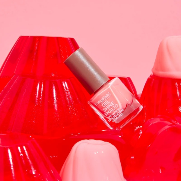 Lac de unghii stralucitor, roz sidefat - Gel Shine, 5 ML - Img 3