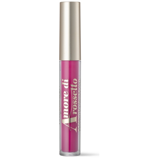 Ruj lichid mat cu efect de volum, cu extract de rodie, fuchsia - Amore di rossetto, 2.5 ML