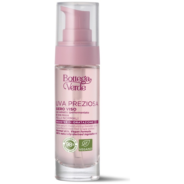Ser pentru fata, antioxidant, cu extract hiperfermentat de struguri rosii - Uva Preziosa, 30 ML