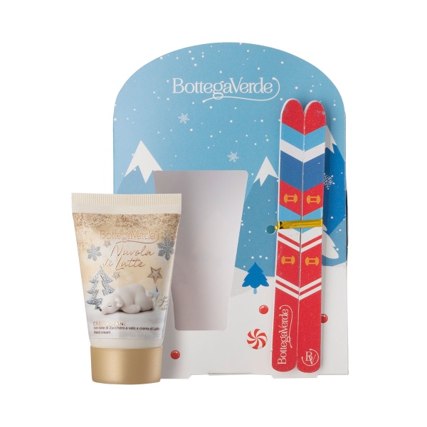 Set cadou Craciun, ingrijire si hidratare maini - Nuvola di latte, 30 ML