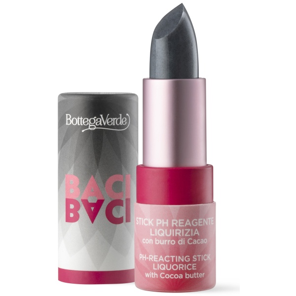 Stick pentru buze, pH reactiv, culoare unica cu aroma de lemn dulce si unt de cacao- Baci Baci, 4.5 ML - Img 2