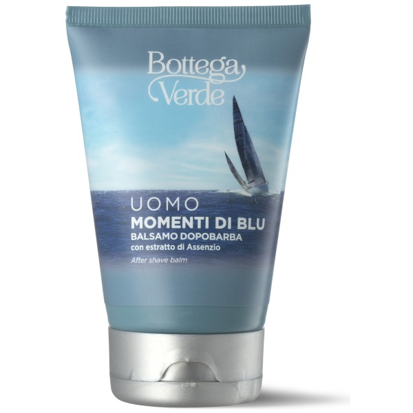 Balsam dupa barbierit cu extract de absint - Momenti di Blu, 75 ML