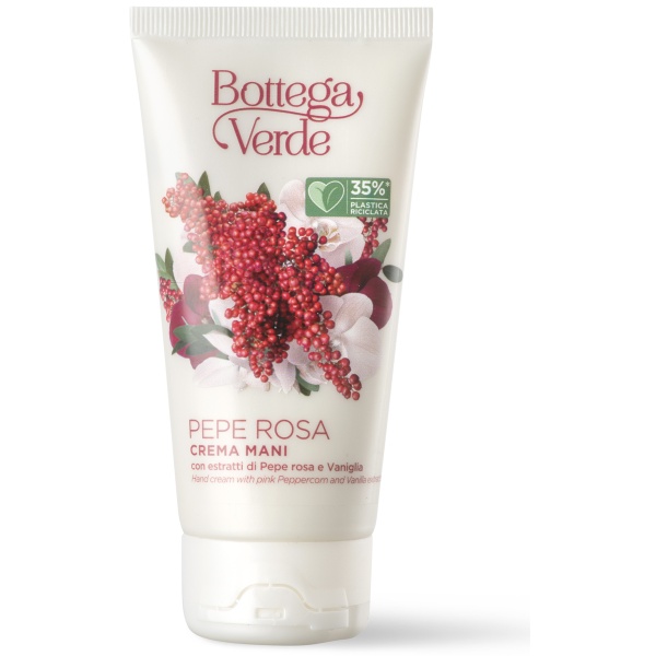 Crema de maini cu extract de piper roz si vanilie - Pepe Rosa, 75 ML