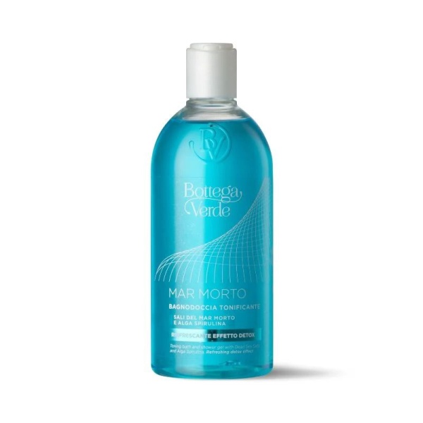 Gel de dus tonifiant cu Saruri de la Marea Moarta si Spirulina - Mar Morto, 400 ML