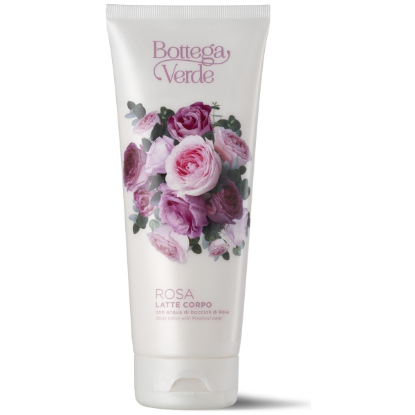 Lapte de corp hidratant cu aroma de trandafiri - Rosa, 200 ML