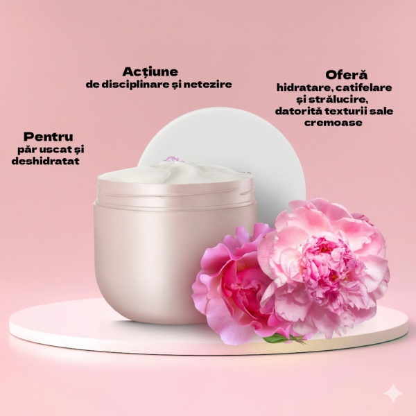 Masca hidratanta pentru par uscat si lipsit de vitalitate - Natura Pro, 250 ML - Img 2