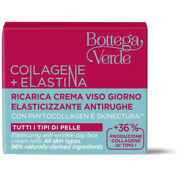 Rezerva crema de zi antirid, elasticizanta cu colagen si elatina - Collagene + Elastina, 50 ML - Img 2