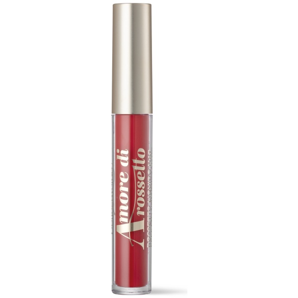 Ruj lichid mat cu efect de volum, cu extract de rodie, rosu intens - Amore di rossetto, 2.5 ML