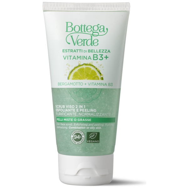 Scrub exfoliant pentru piele purificata si luminoasa - Estratti di Bellezza, 75 ML