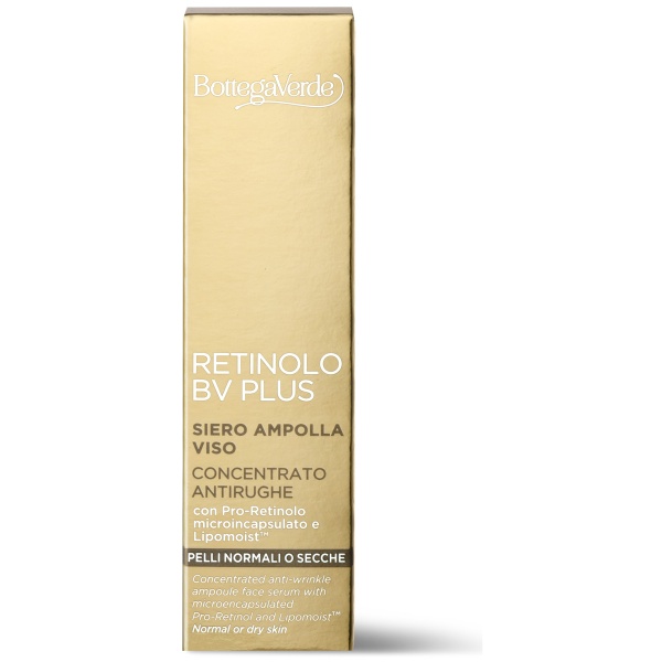 Ser concentrat anti-imbatranire cu Pro-Retinol si vitamina A, pentru toate tipurile de ten - Retinolo Bv Plus, 30 ML - Img 2