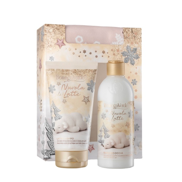 Set cadou Craciun, cu zahar pudra si crema de lapte, in ambalaj festiv - Nuvola di latte, 150 ML, 250 ML - Img 2