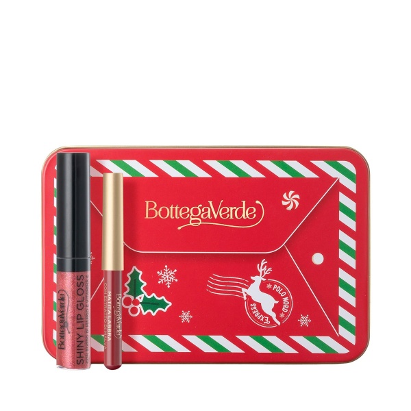 Set cadou make-up, ingrijire buze, luciu si creion, 5 ML