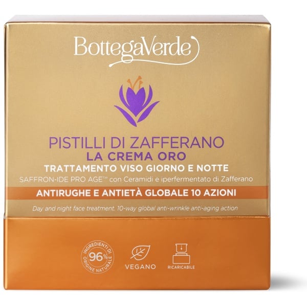 Tratament de zi si de noapte, anti-imbatranire, pe baza de flori de sofran - Pistilli di Zafferano, 50 ML - Img 4