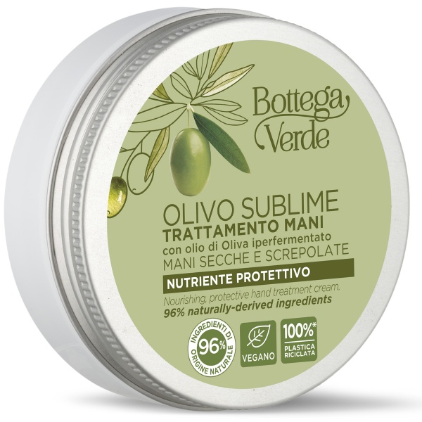Tratament hranitor pentru maini uscate si crapate, cu ulei de masline hiperfermentat - Olivo Sublime, 50 ML